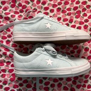 Converse One Star Low Top Sneakers - Light Blue